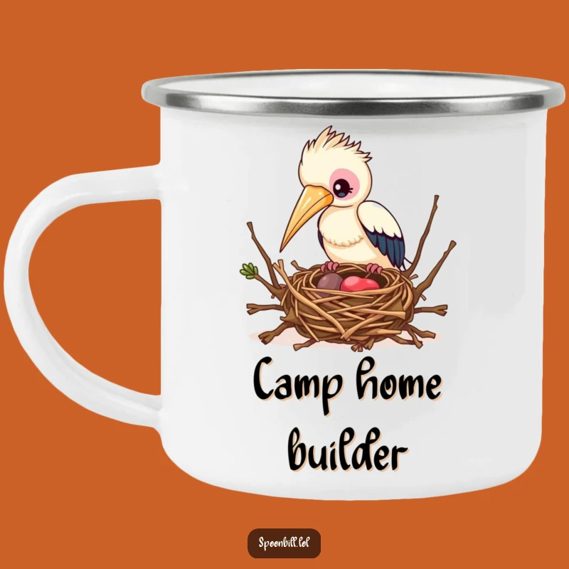 Funny Busy Spoonbill Bird Camping Mug - Fuel Your Projects with This Feathered Friend Cup